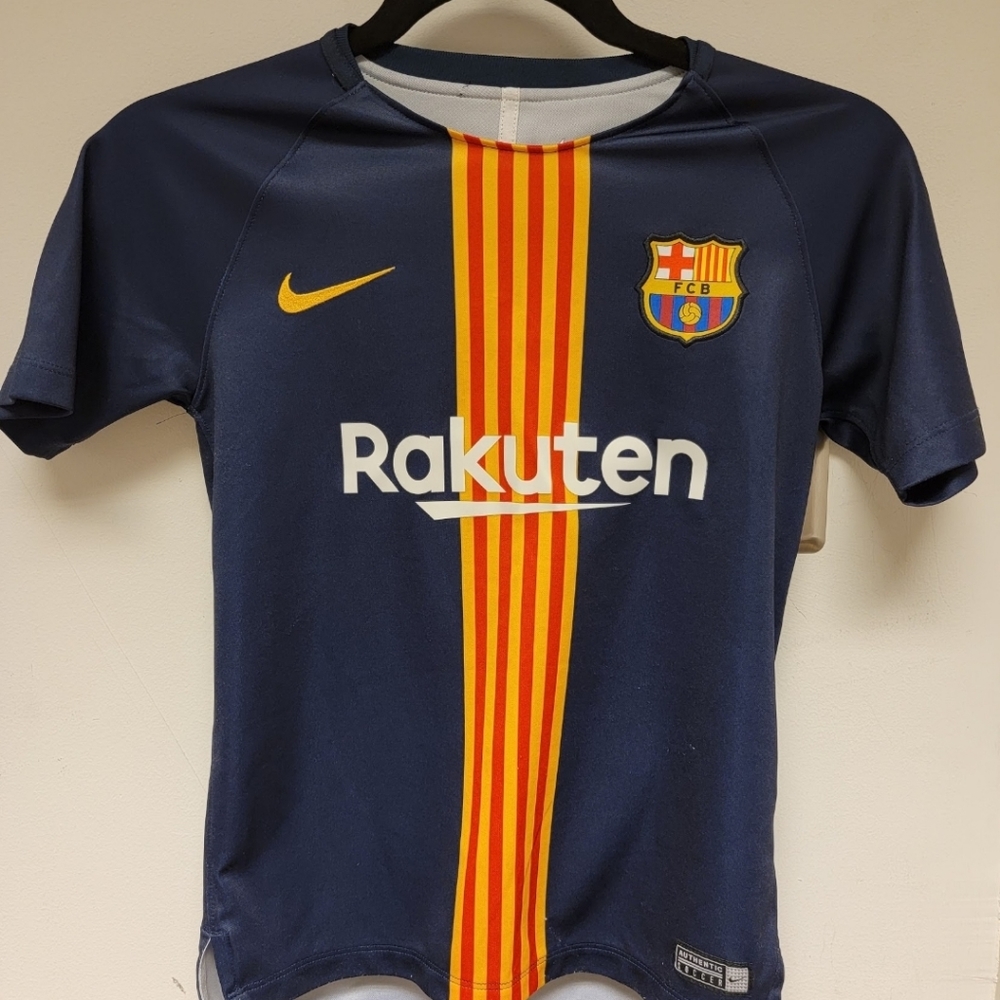 Nike FC Barcelona Home Youth Soccer Jersey